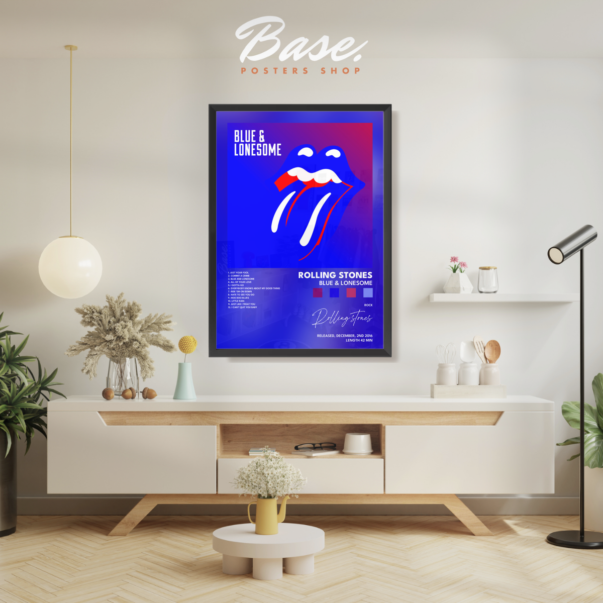rolling stones Blue Lonesome poster