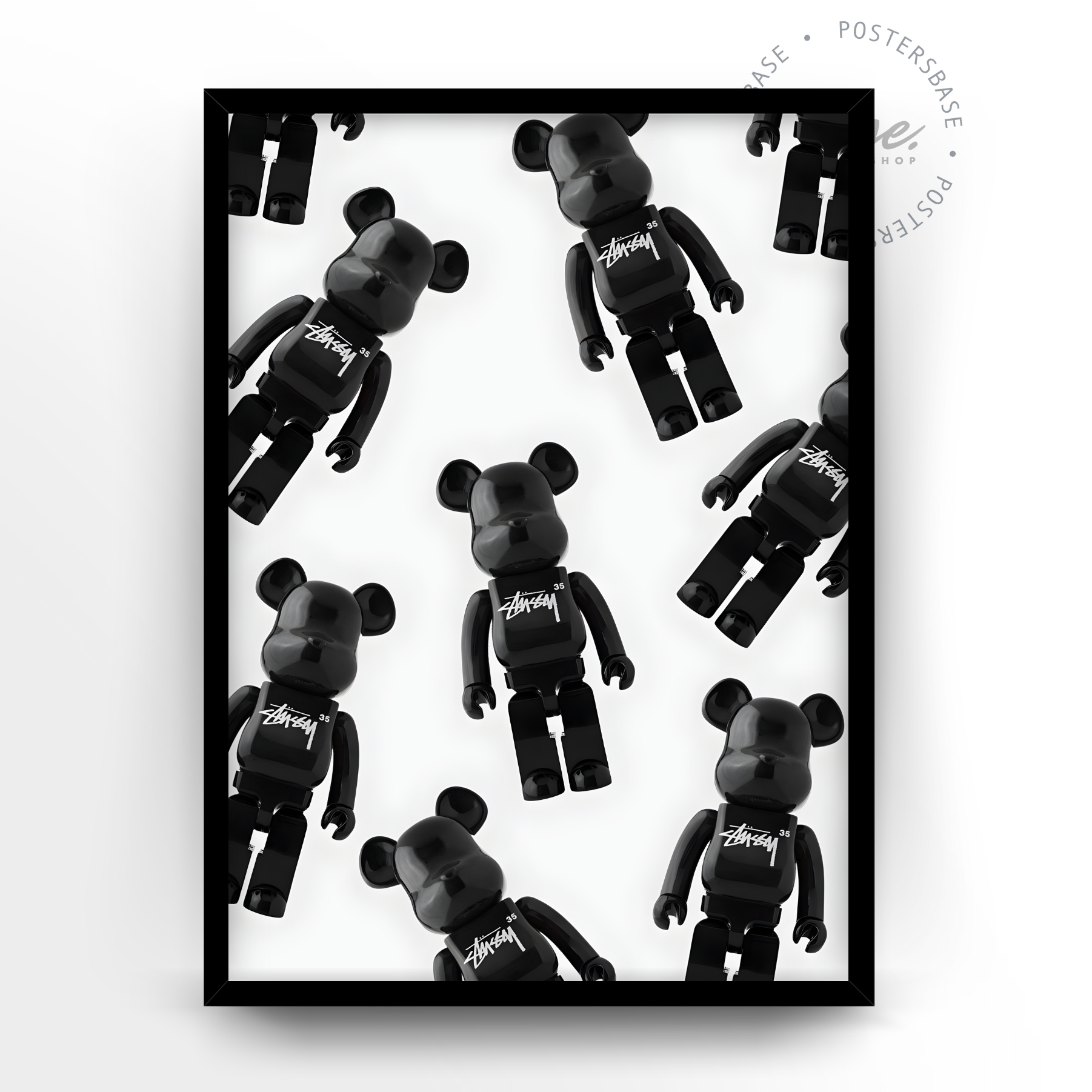 Bearbrick x Stussy