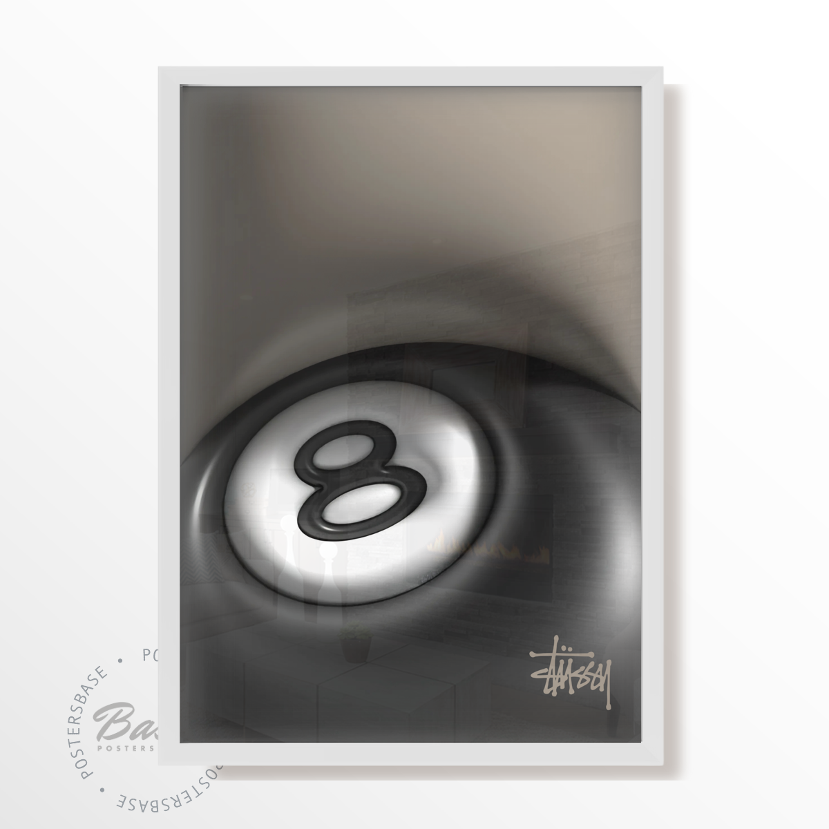 STUSSY X 8BALL 3D