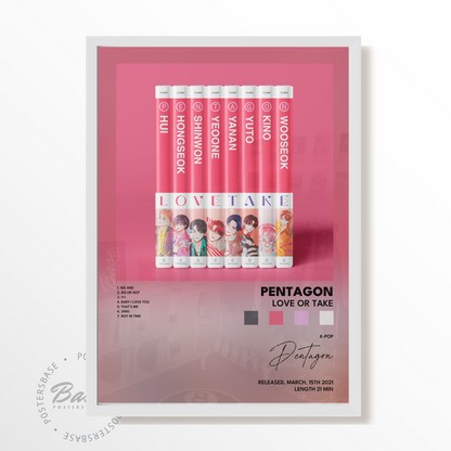 pentagon LOVE or TAKE