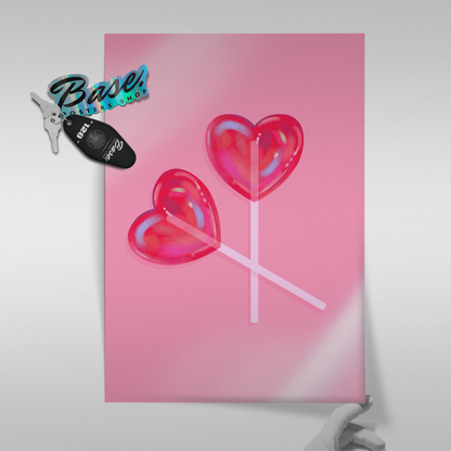 Heart Lollipops