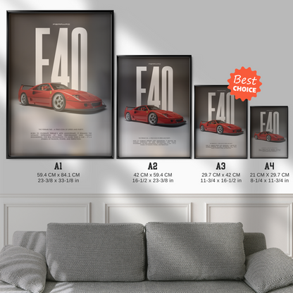 Ferrari F40 x Angelo Stirbat
