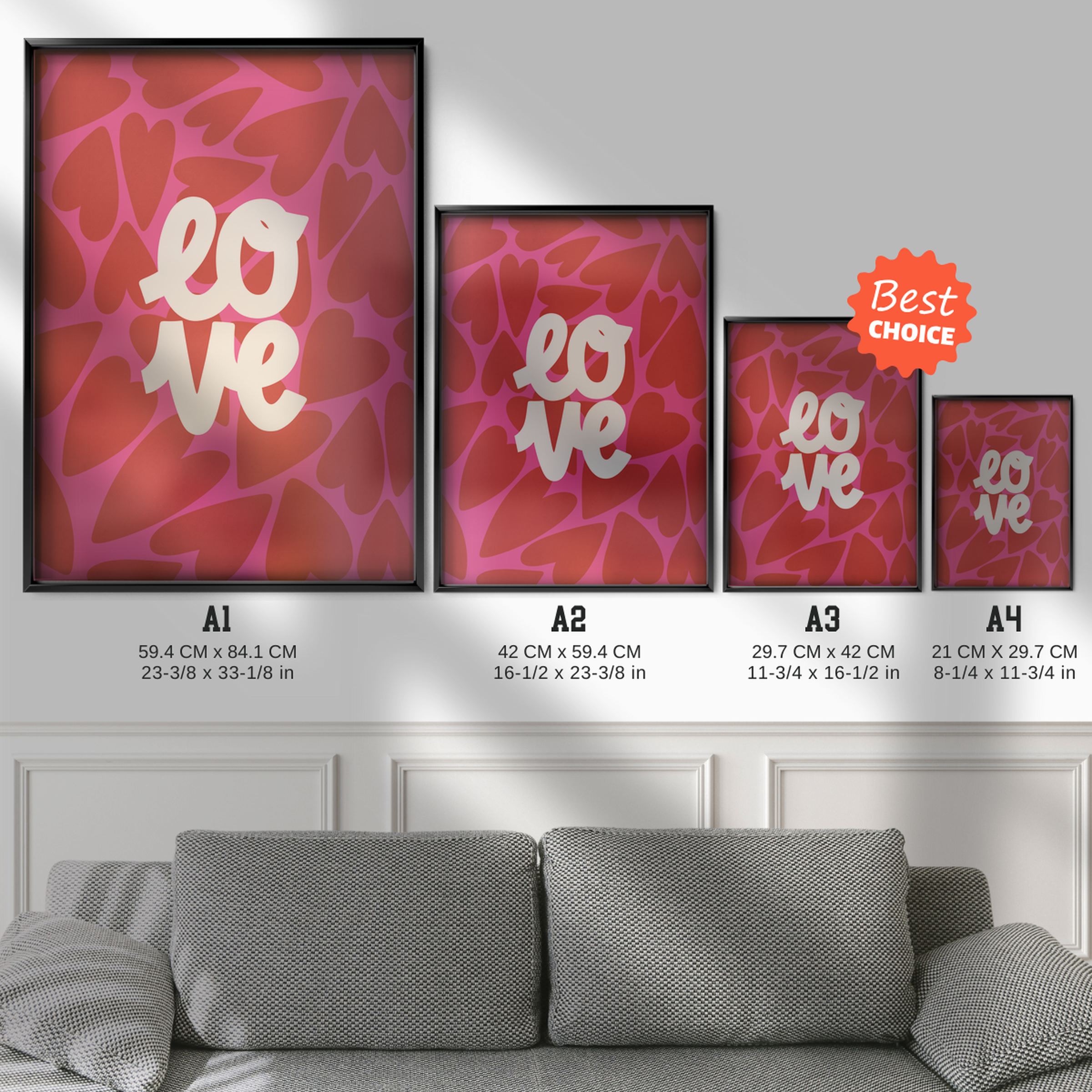 Love Cow Print