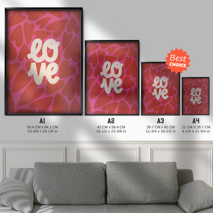 Love Cow Print