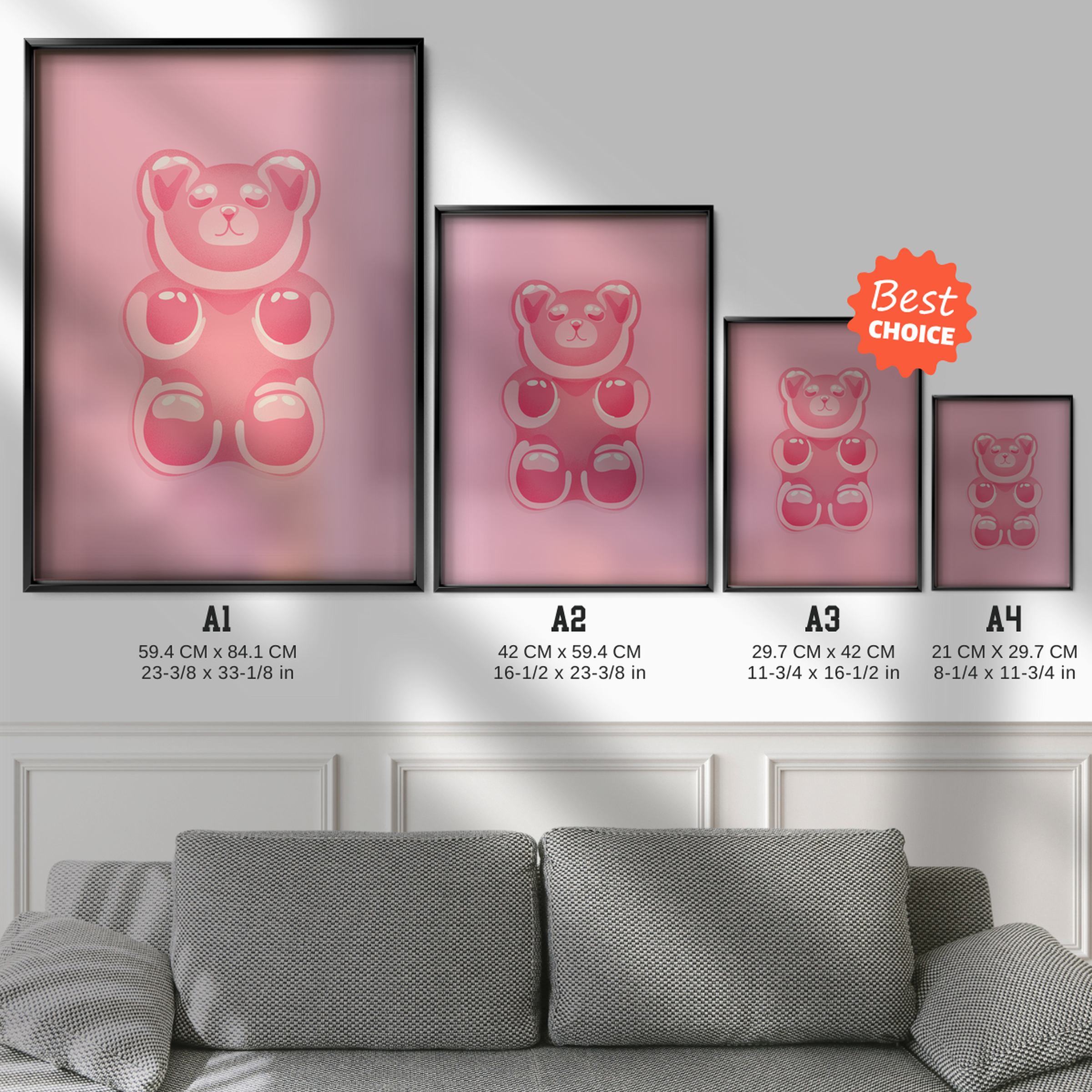 Pink Gummy Bear