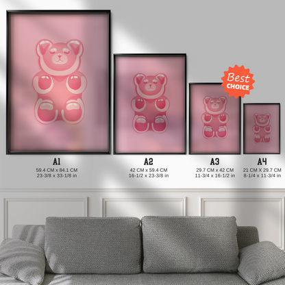 Pink Gummy Bear