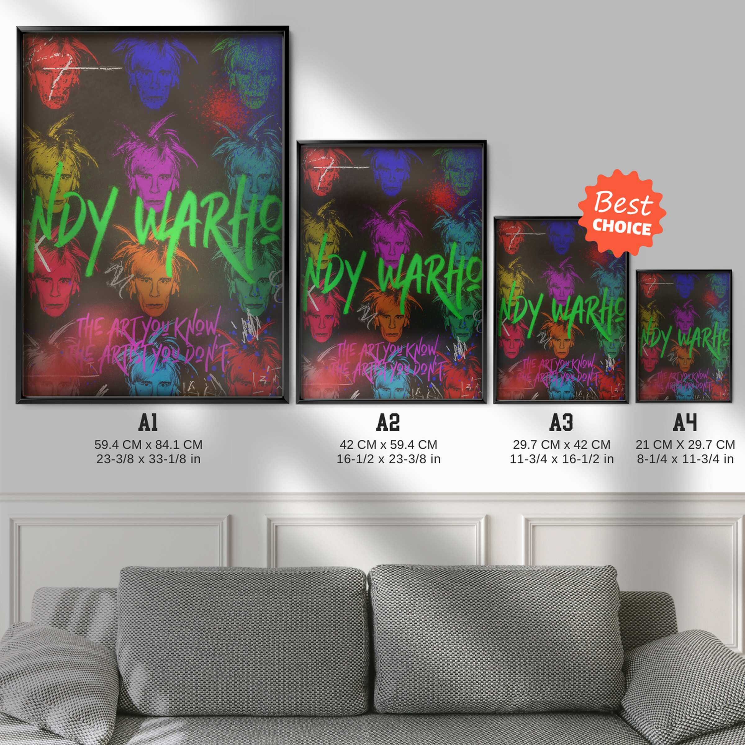 Pop Neon Faces