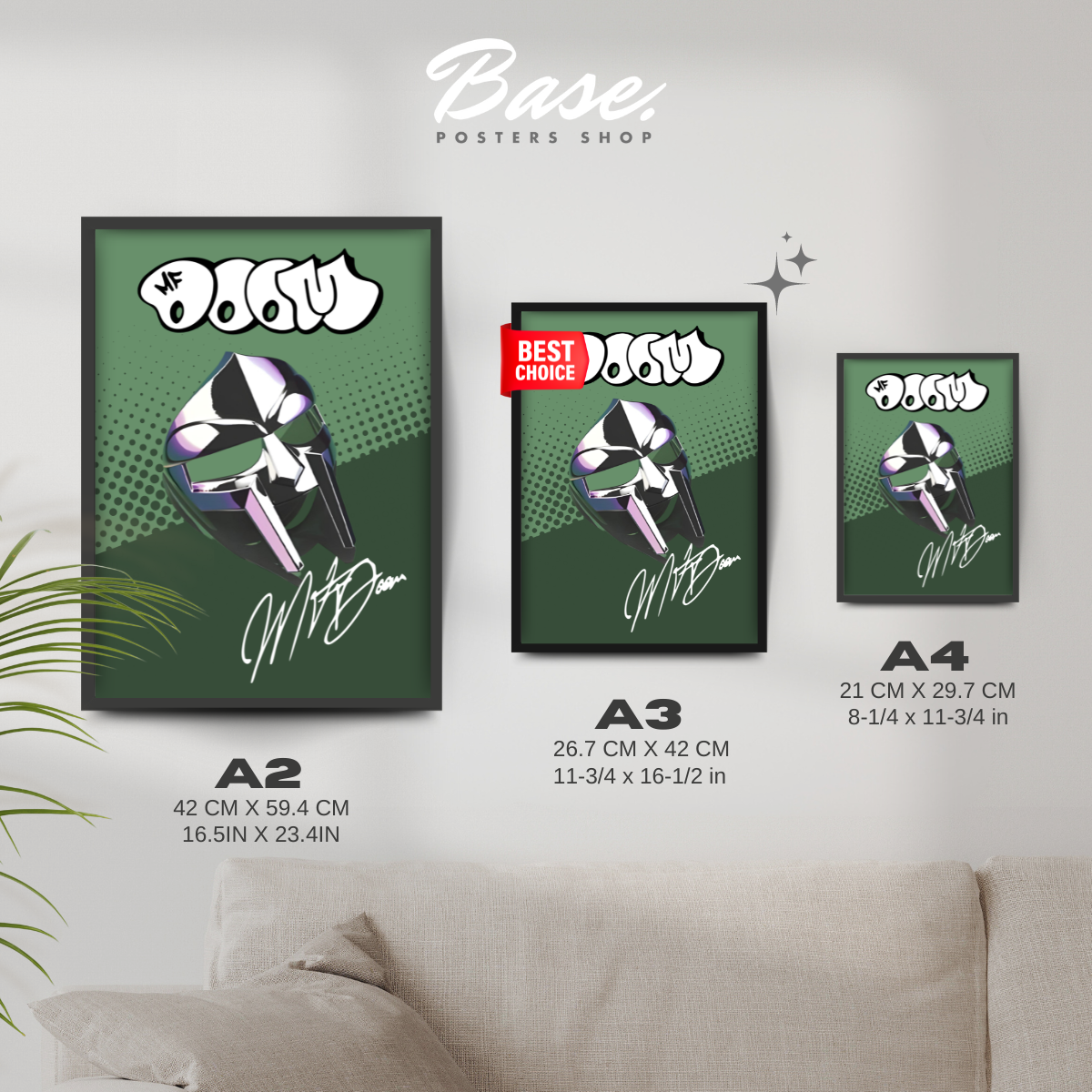 MF Doom Mask Sign