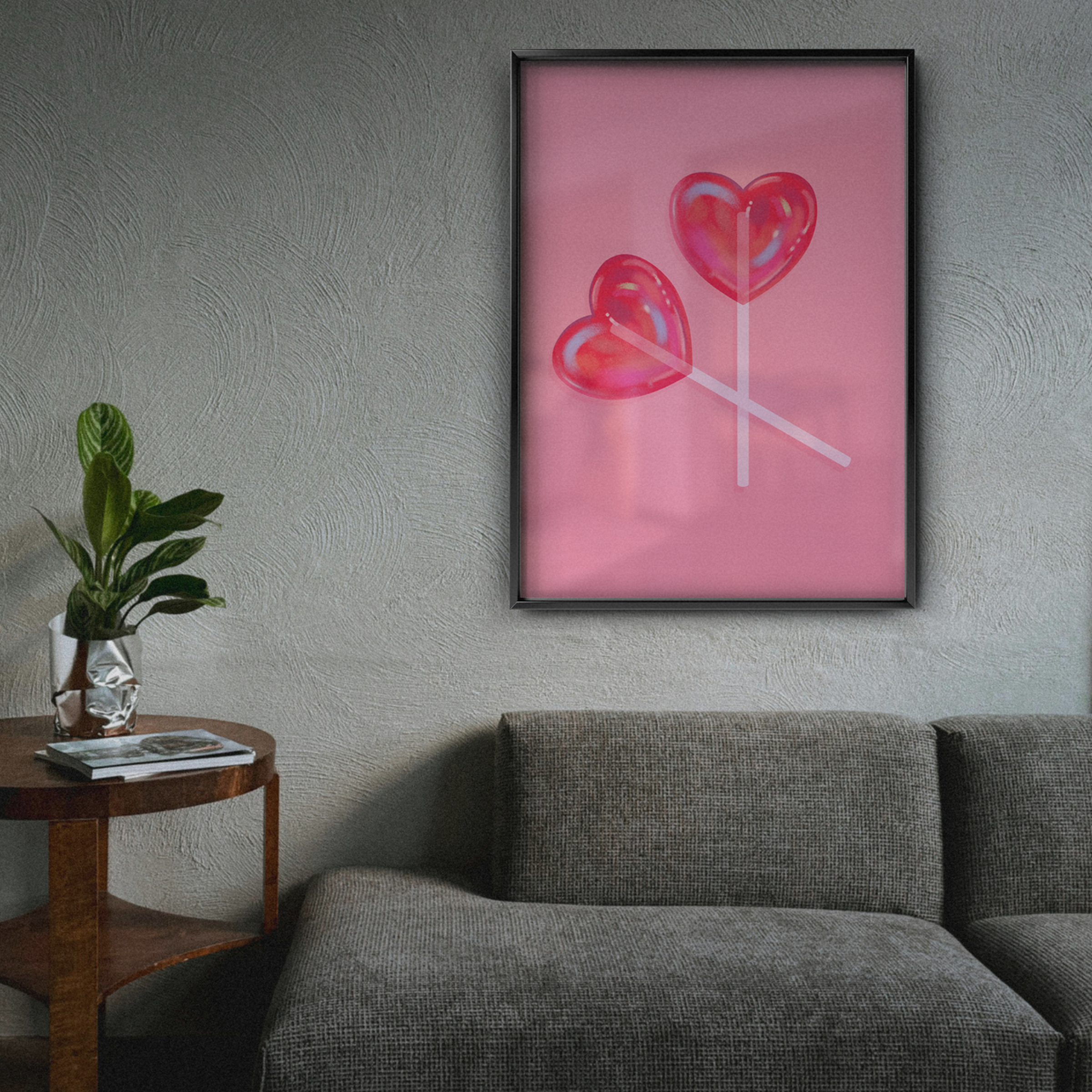 Heart Lollipops