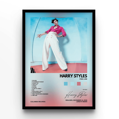 Harry Styles Fine Line Album - A4, A3, A2 Posters Base - Poster Print Shop / Art Prints / PostersBase