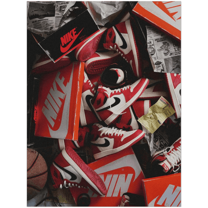 "Nike Shoes" - A4, A3, A2 Posters Base - Poster Print Shop / Art Prints / PostersBase