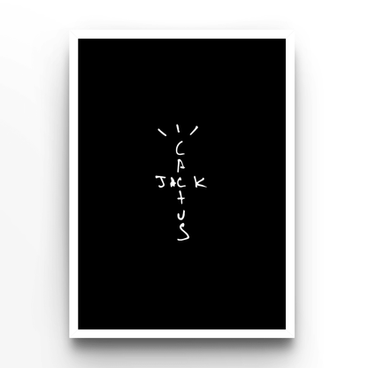 Travis Scott Cactus Jack - A4, A3, A2 Posters Base - Poster Print Shop / Art Prints / PostersBase